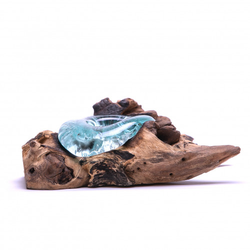 Kerzenhalter aus Naturholz...