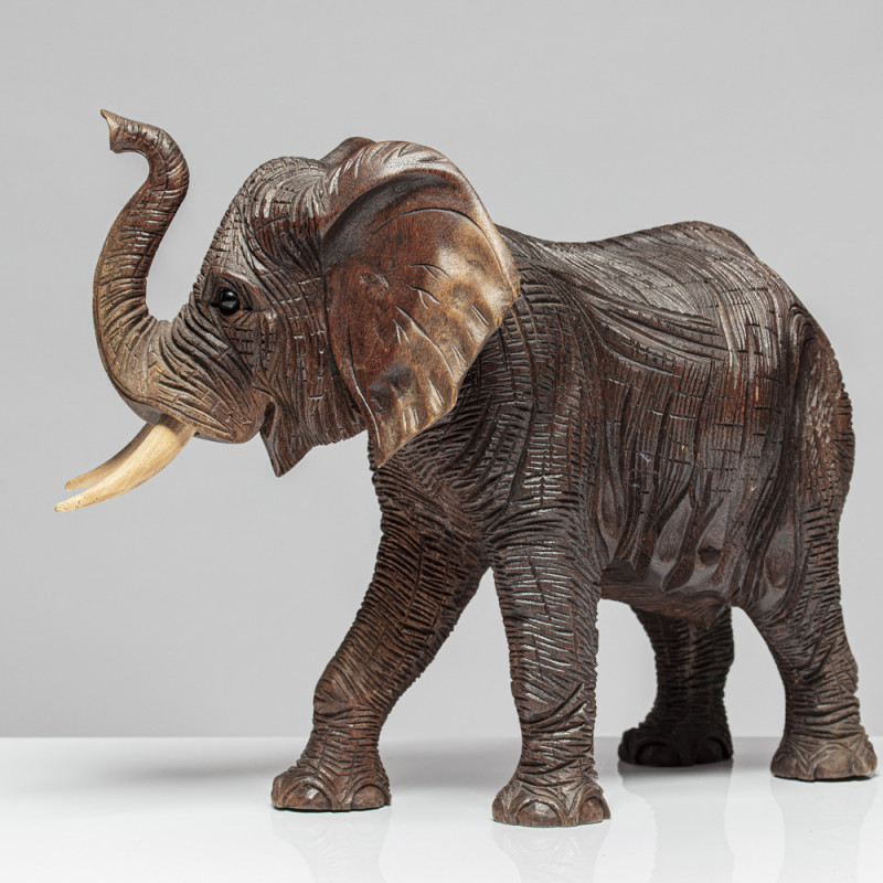Holzskulptur Elefant "VILJA"