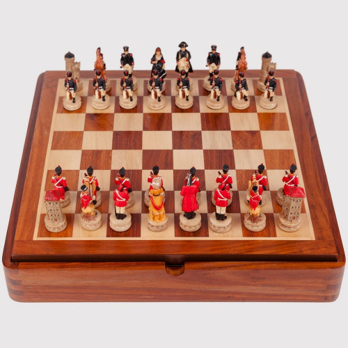 Schachspiel Napoleon aus Holz