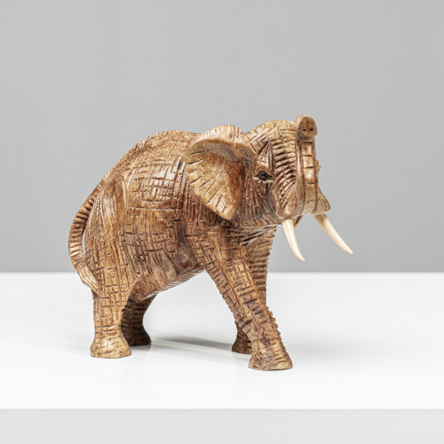 Holzskulptur Elefant "GOA"
