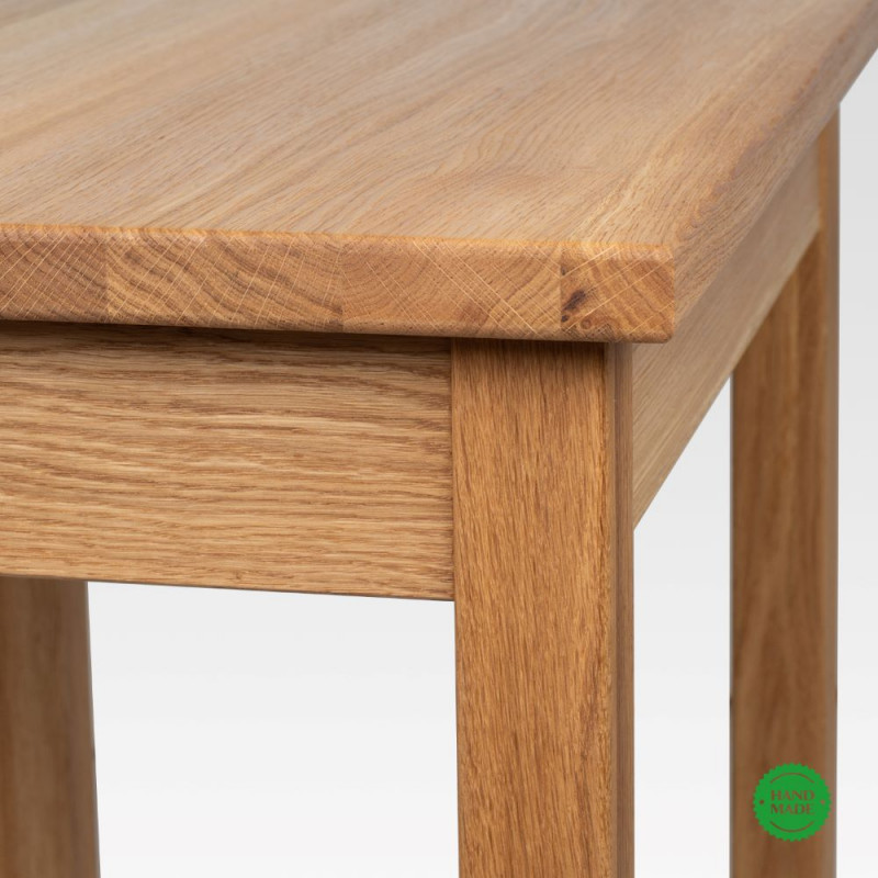 Tisch "BARRO" (hell) | Eichenholz | Esstisch aus Vollholz